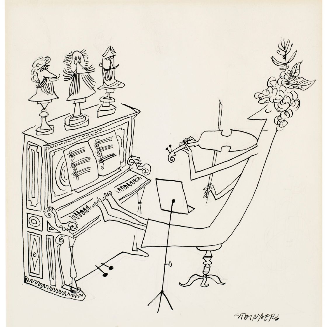 Saul Steinberg — Без названия