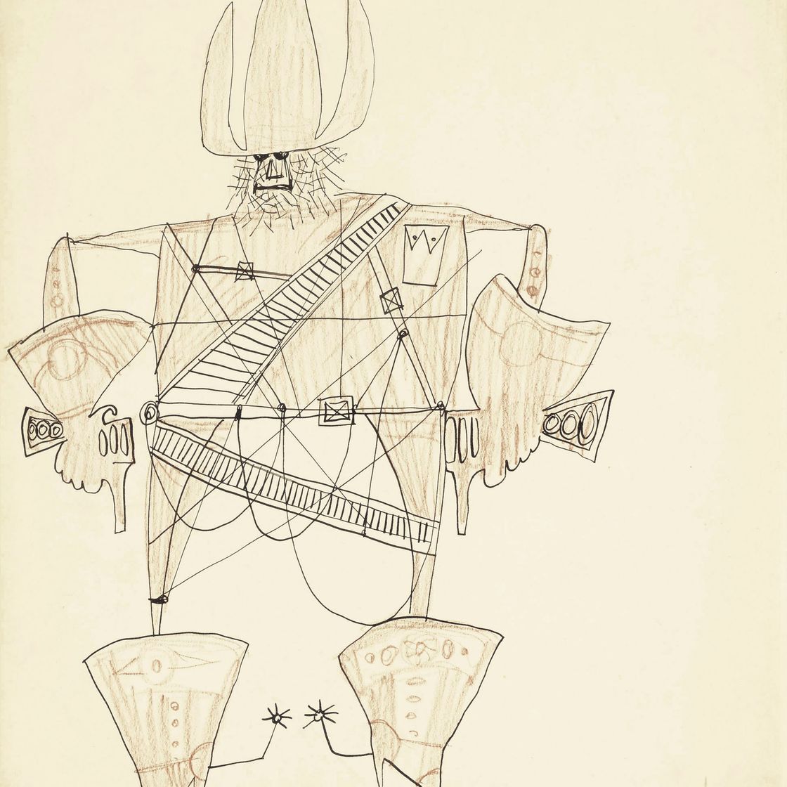 Saul Steinberg — Ковбой