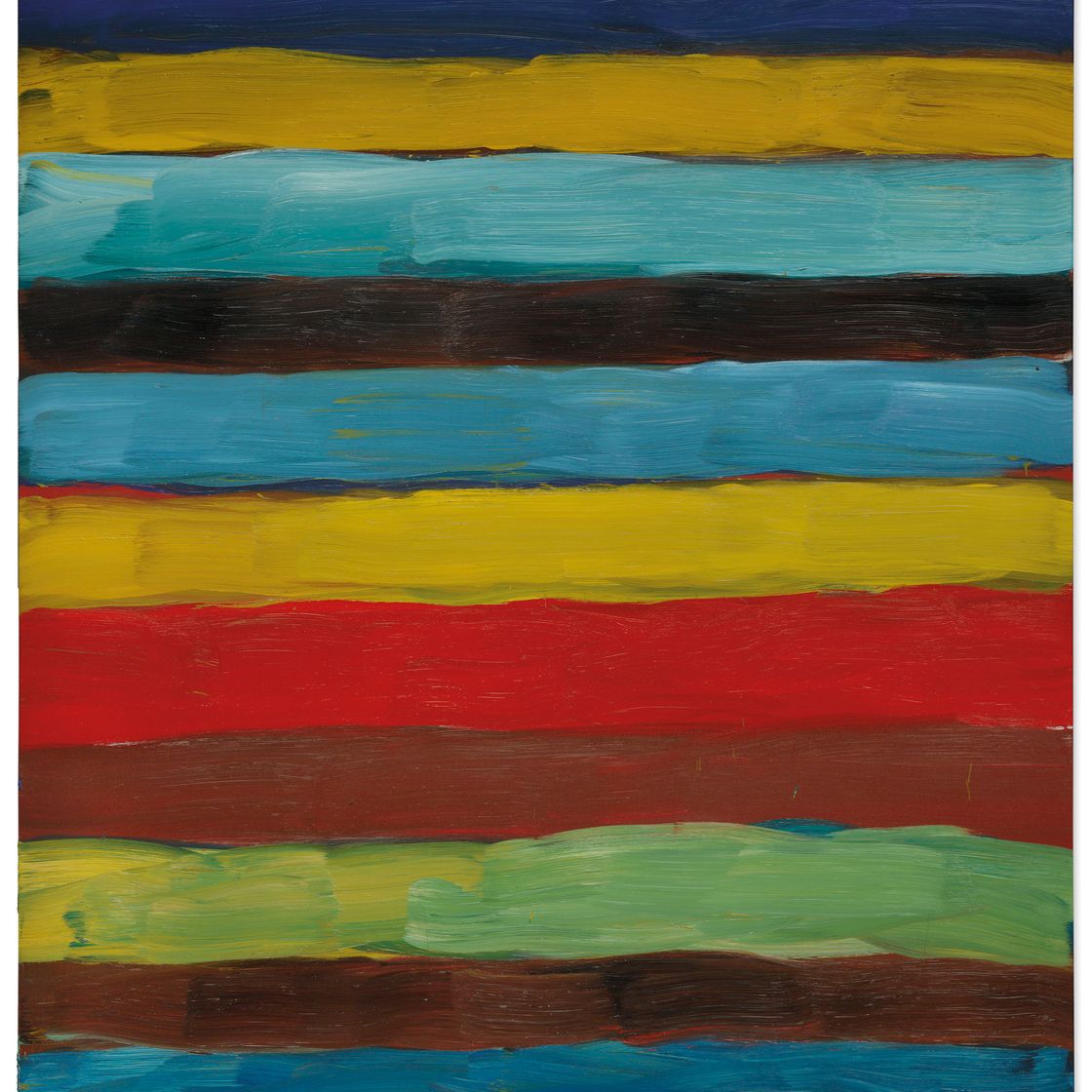 Sean Scully — Стационарный Красный горизонт