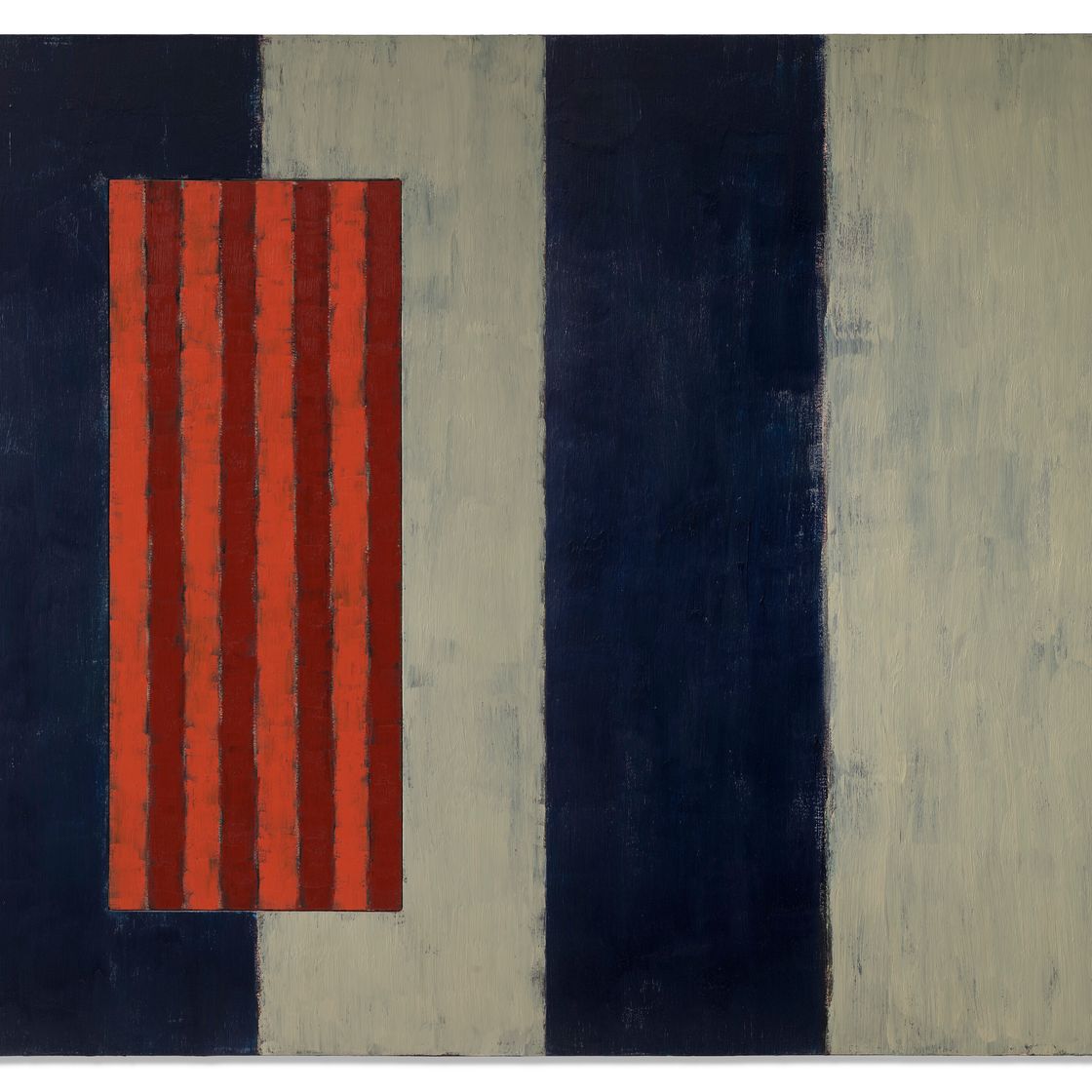 Sean Scully — Красное окно, изображение 1