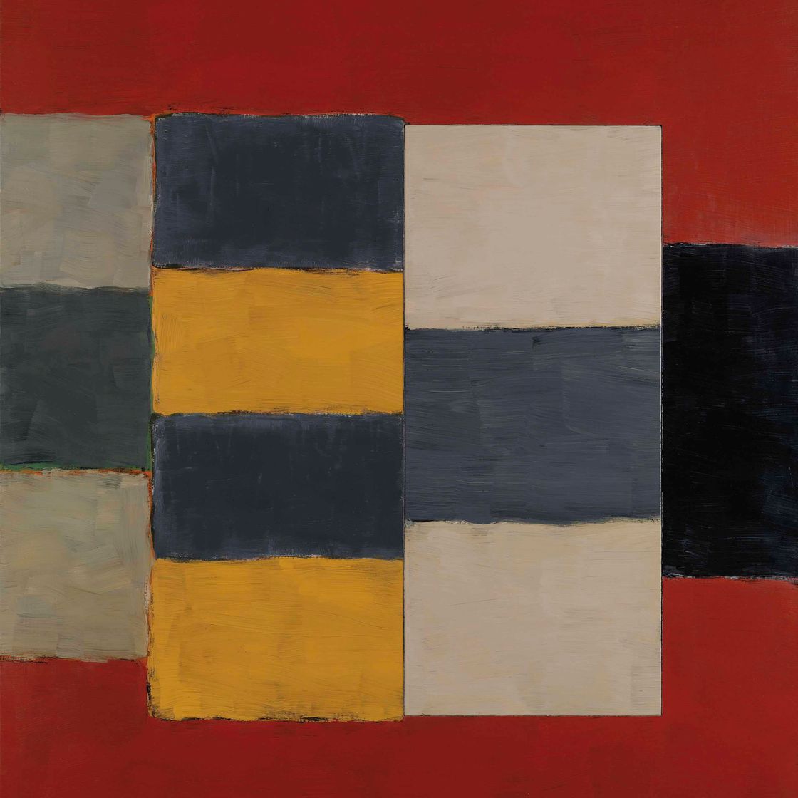 Sean Scully — Желтая фигура