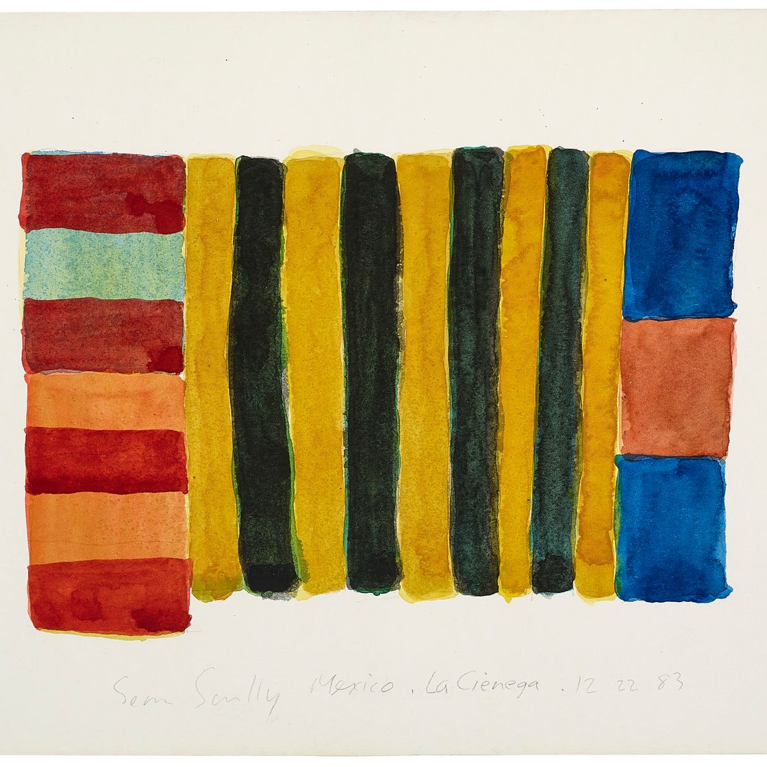 Sean Scully — Мексика, Ла-Сьенега, 22.12.83, изображение 1