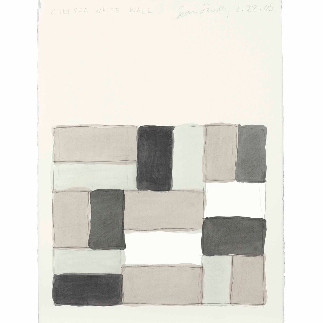 Sean Scully — Белая стена Челси