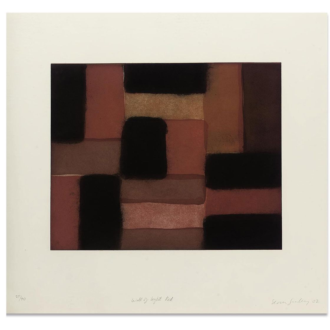 Sean Scully — Стена света, красная