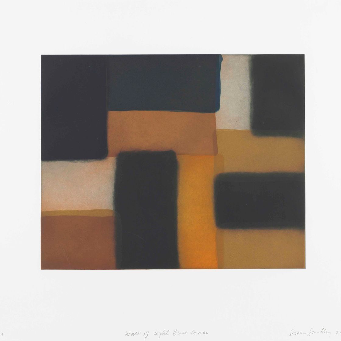 Sean Scully — Стена из светло-голубого уголка