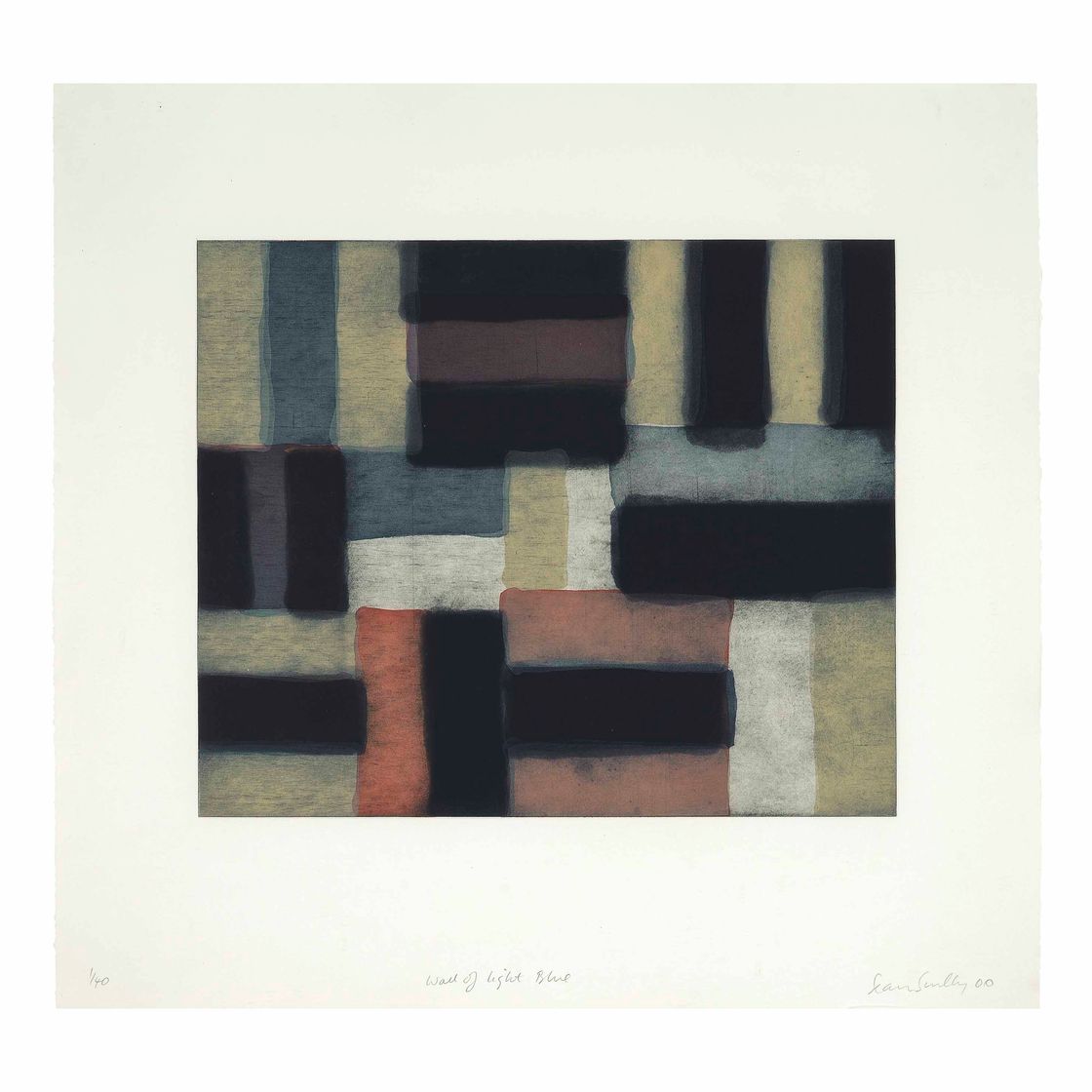 Sean Scully — Стена света: Голубая