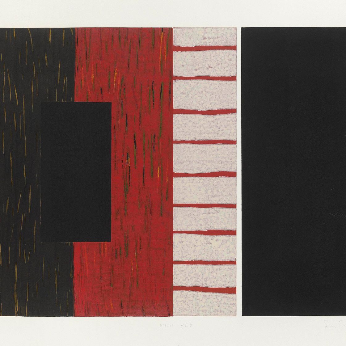 Sean Scully — С красным