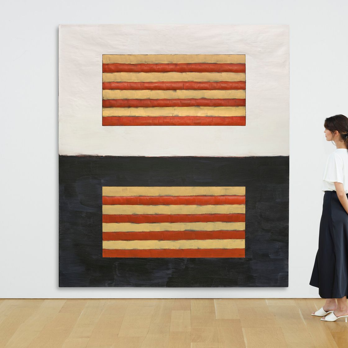 Sean Scully — Пристальный взгляд Красный Желтый, изображение 3