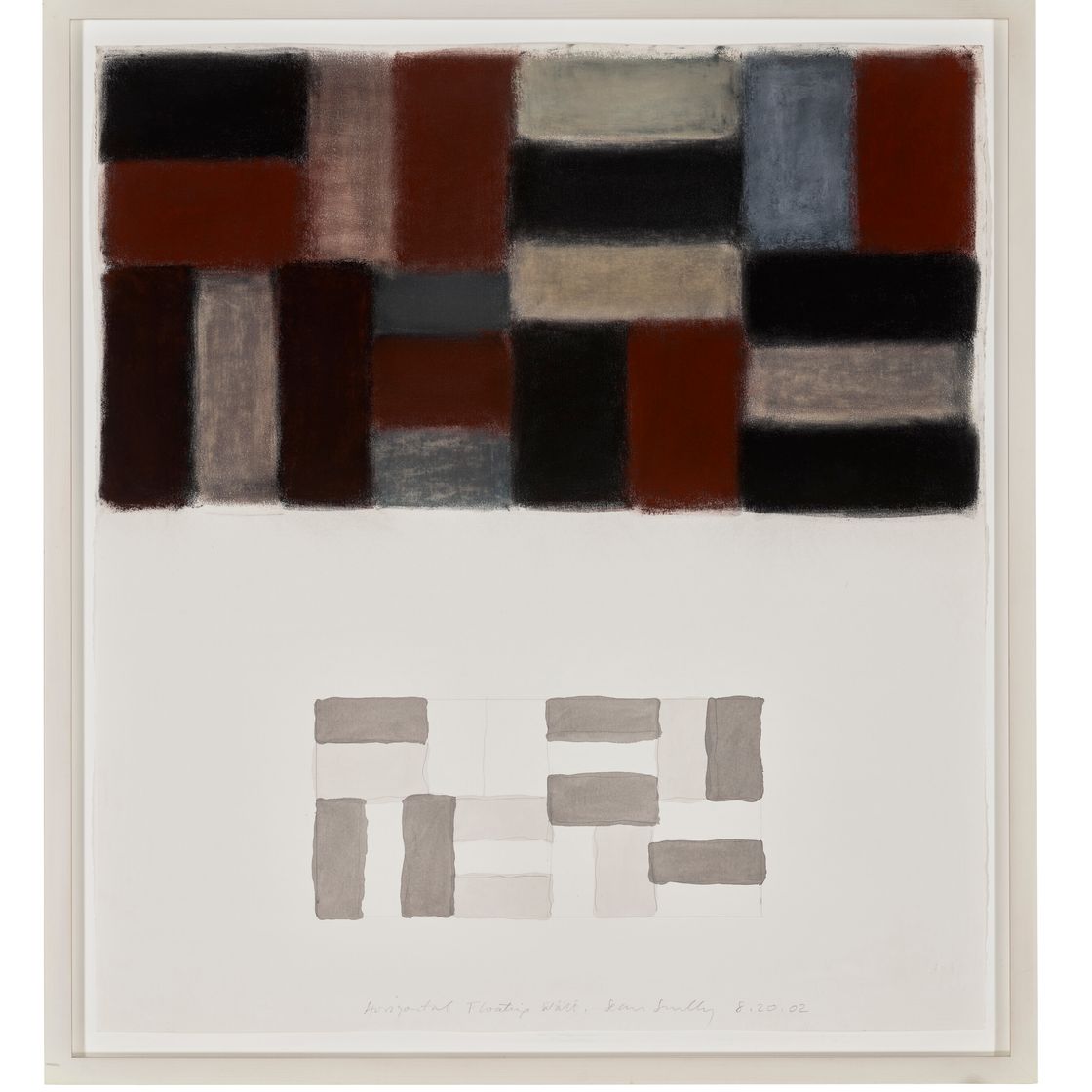 Sean Scully — Горизонтальная плавающая стена, 8.20.02, изображение 2