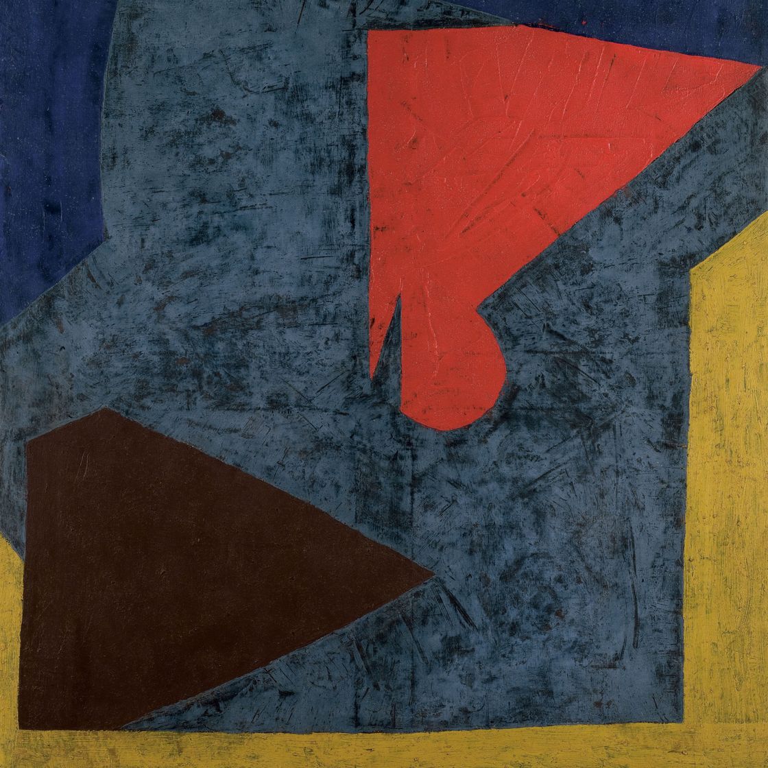 Serge Poliakoff — Синие румяна, желтые и брюнеточки