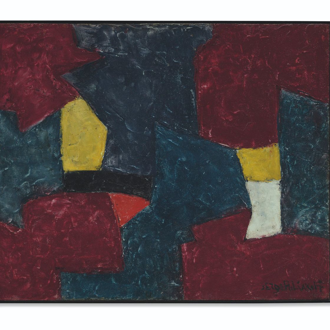 Serge Poliakoff — Краткое описание композиции