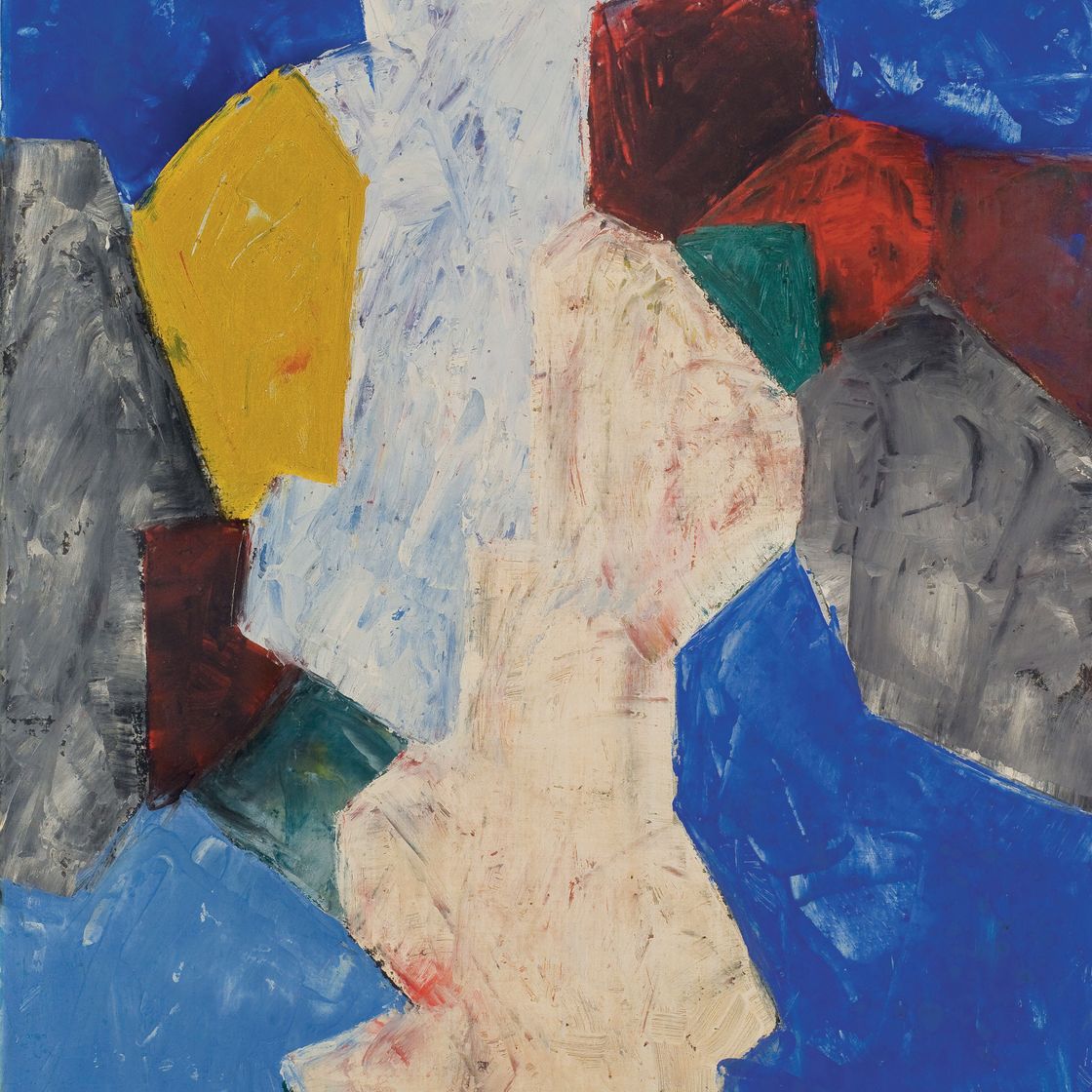 Serge Poliakoff — Синий, бланковый, румяный и желтый