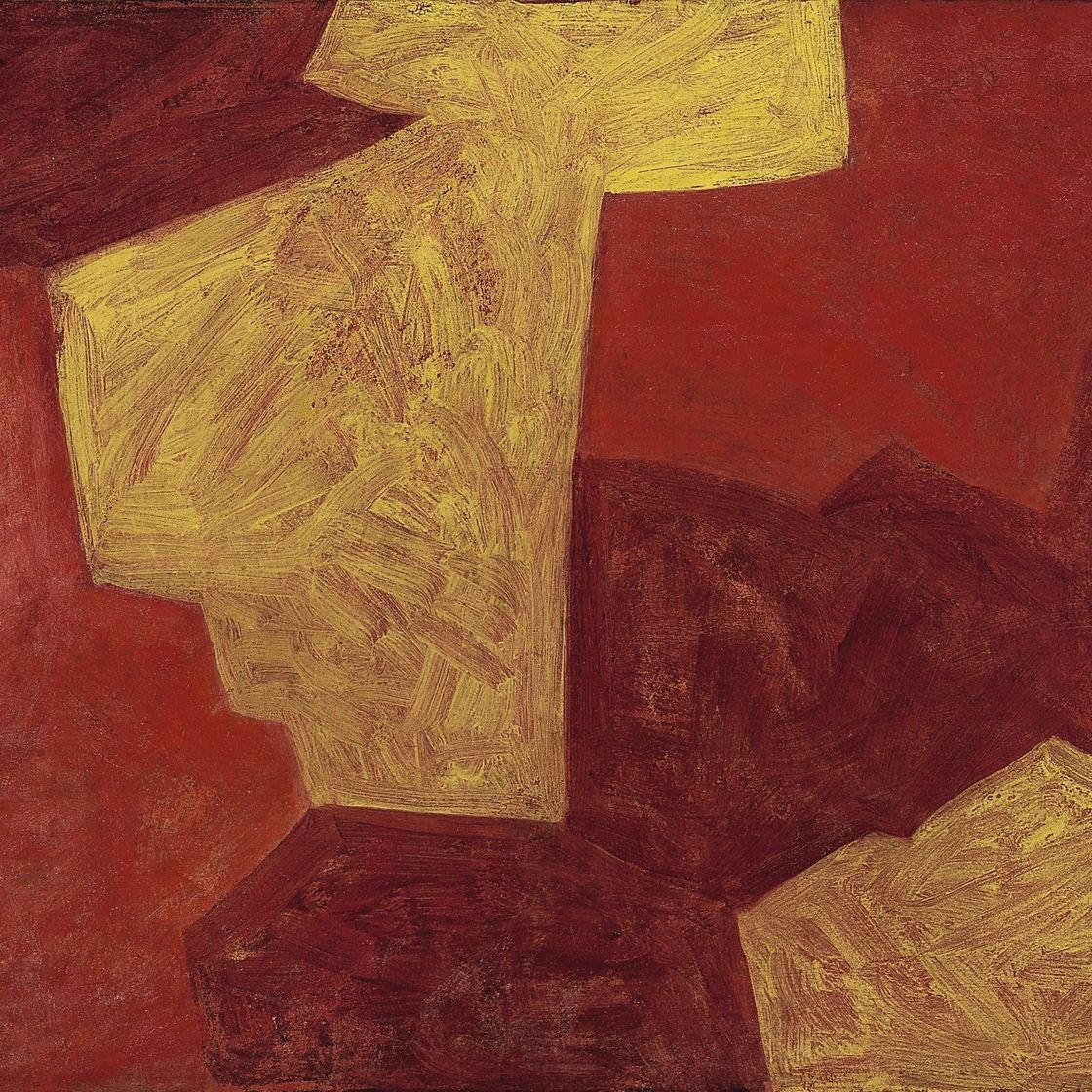 Serge Poliakoff — Композиция: желтые румяна апельсинового цвета