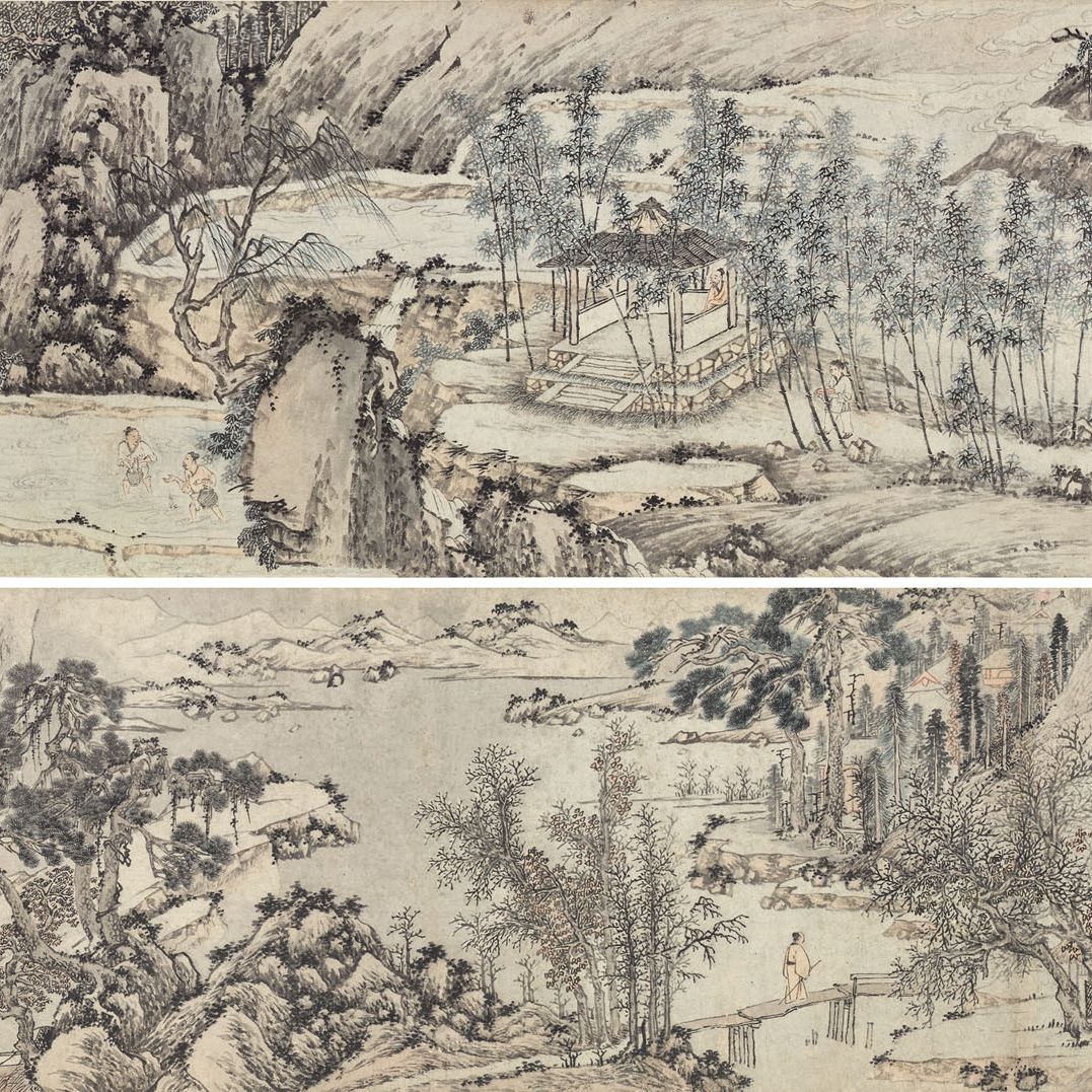 Shen Zhou — Земледелие и ткачество