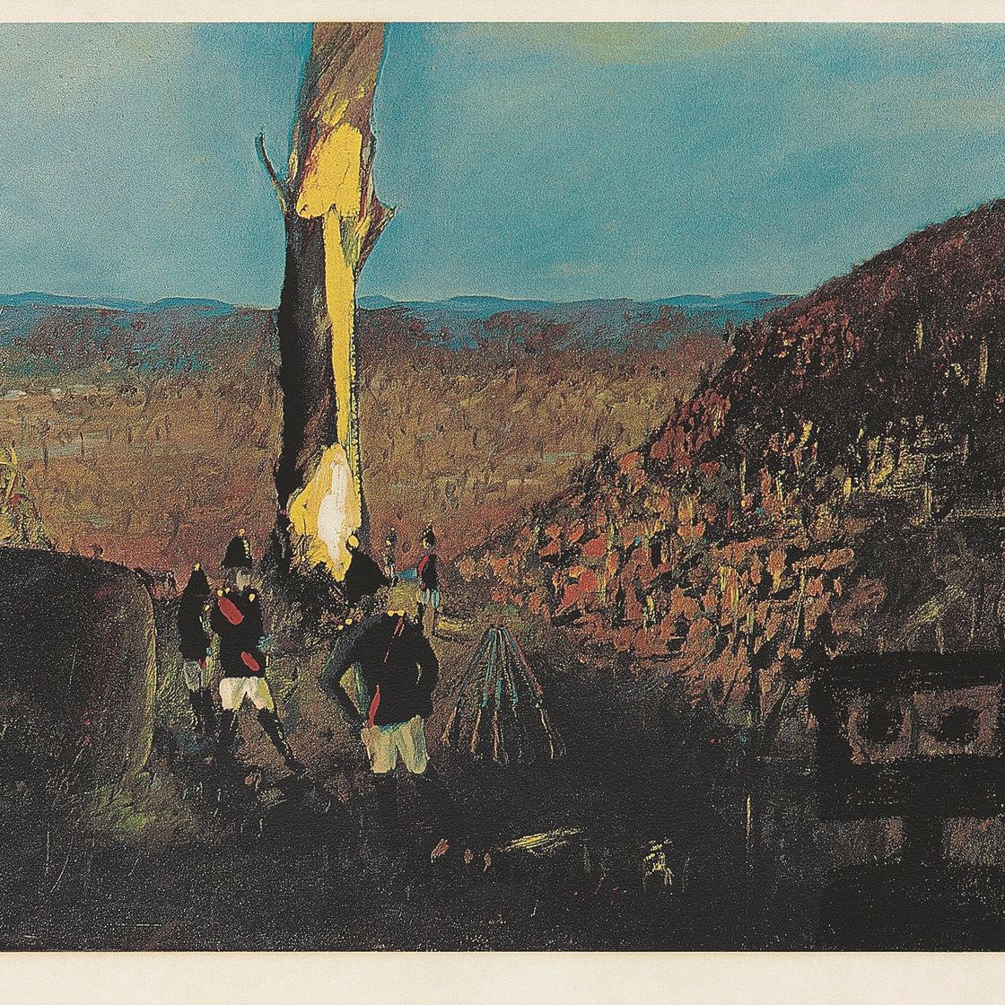 Sidney Robert Nolan — Горящее дерево (Нед Келли II)