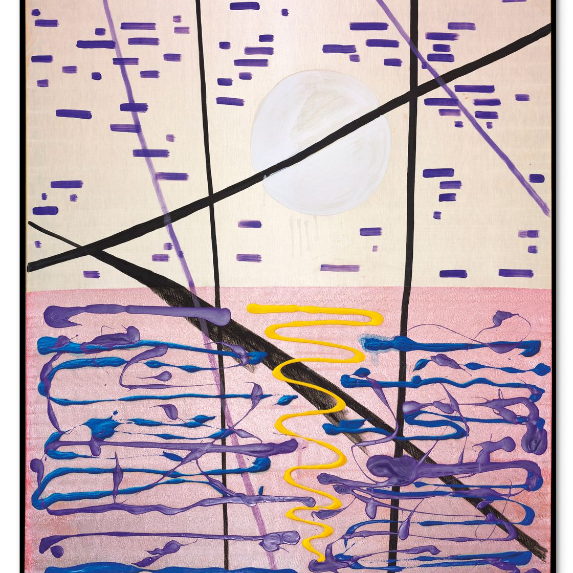 Sigmar Polke — Mondlandschaft mit Schilf (Лунный пейзаж с камышами)