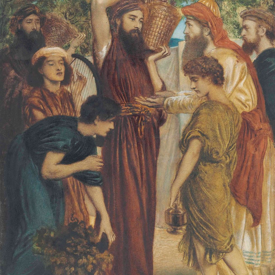 Simeon Solomon — Приношение первых плодов урожая