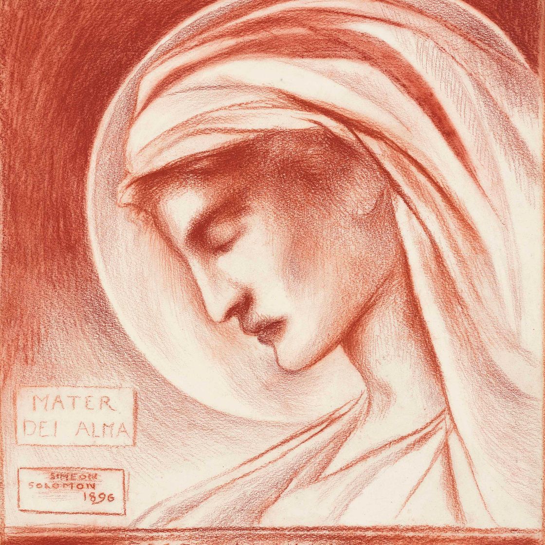 Simeon Solomon — Великая помощница Господня (Узри служанку Господню)