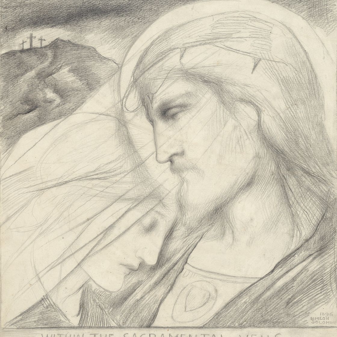 Simeon Solomon — За священными завесами