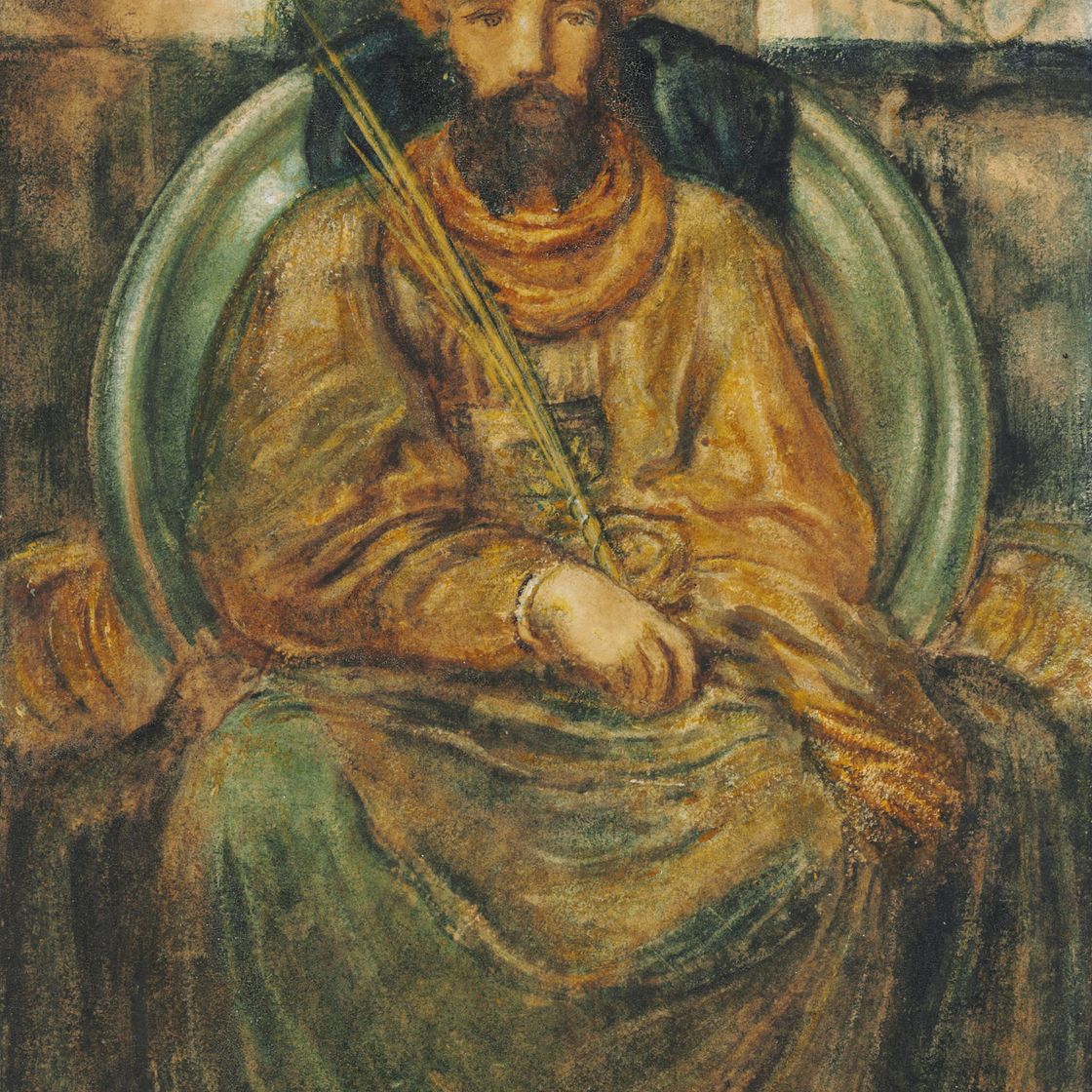 Simeon Solomon — Царь Соломон, вершащий суд