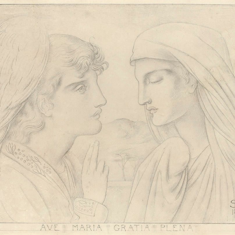 Simeon Solomon — Аве Мария, Благодатная Плена