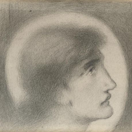 Simeon Solomon — Изучение головы в профиль