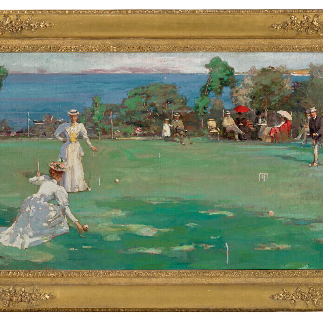 Sir John Lavery — Вечеринка по игре в крокет, изображение 2