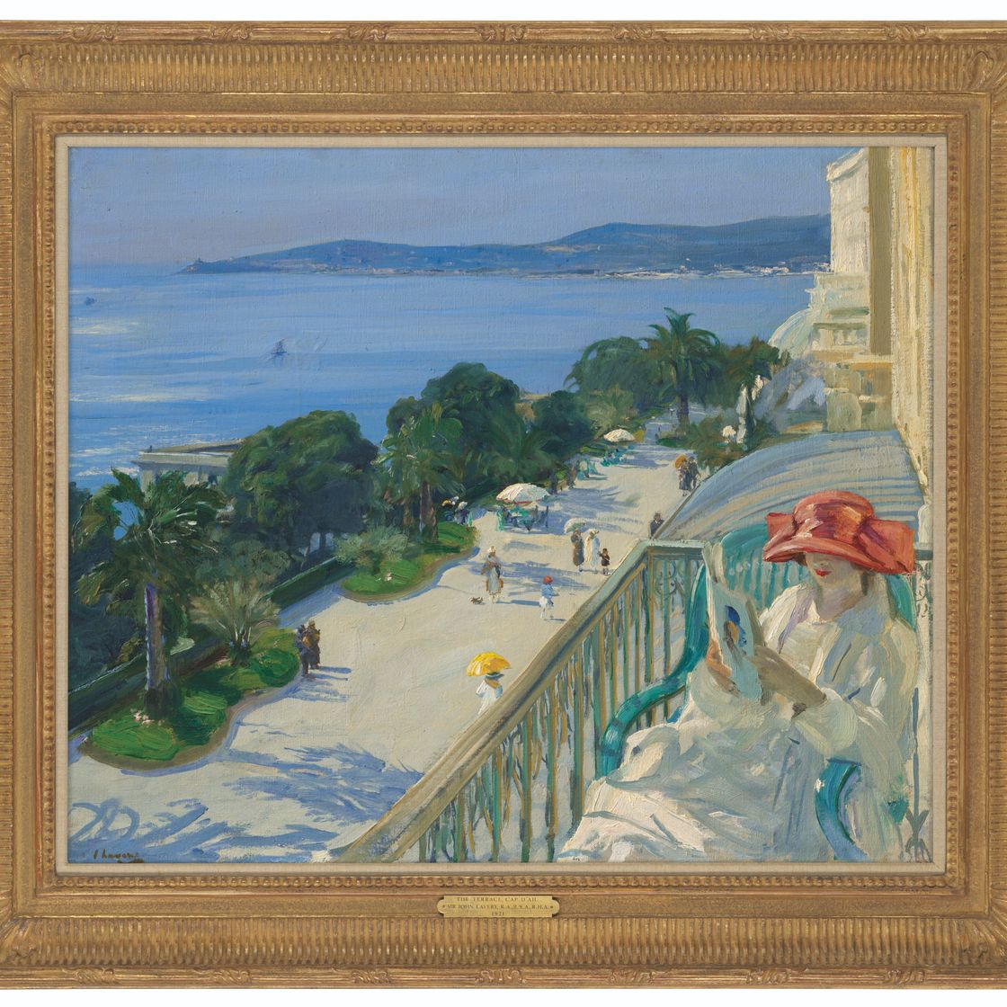Sir John Lavery — Терраса, Кап д'Ай, изображение 2