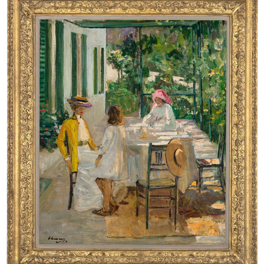 Sir John Lavery — После завтрака - Танжер, изображение 2