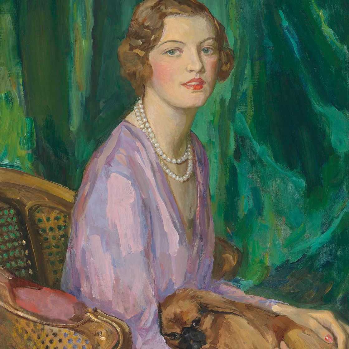 Sir John Lavery — Мисс Розмари Хоуп-Вир и Бахус