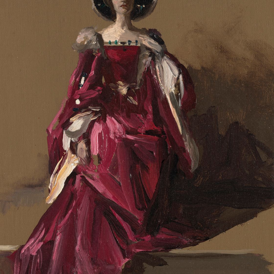 Sir John Lavery — Леди Гвенделин Спенсер-Черчилль в "Венецианском купце", изображение 1