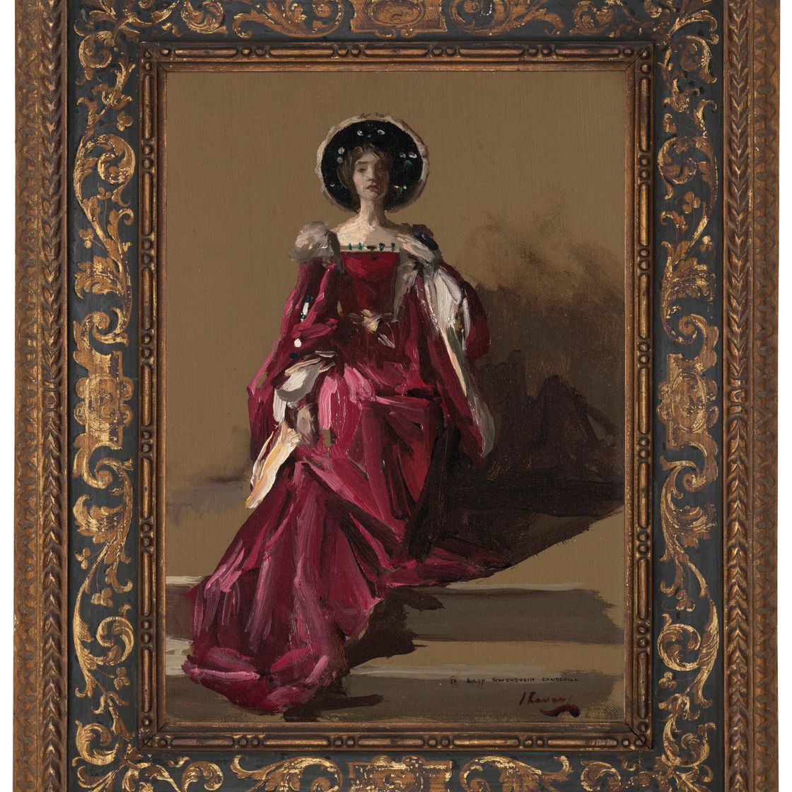 Sir John Lavery — Леди Гвенделин Спенсер-Черчилль в "Венецианском купце", изображение 3
