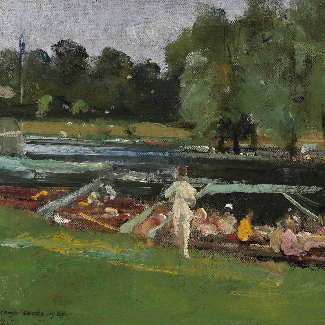 Sir John Lavery — Катание на лодке в Ременхеме
