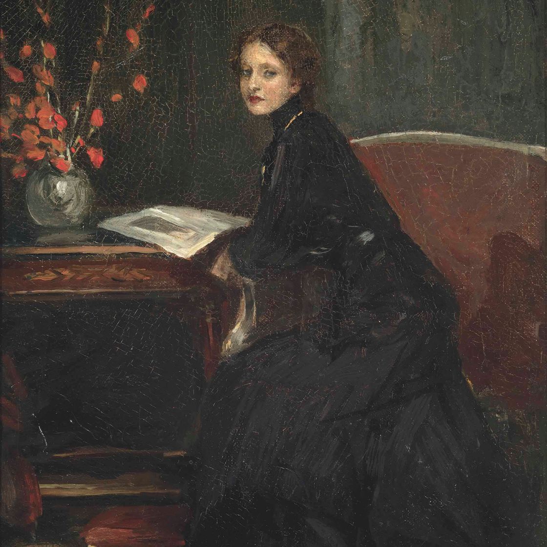 Sir John Lavery — Мэри Блэк-Хокинс читает