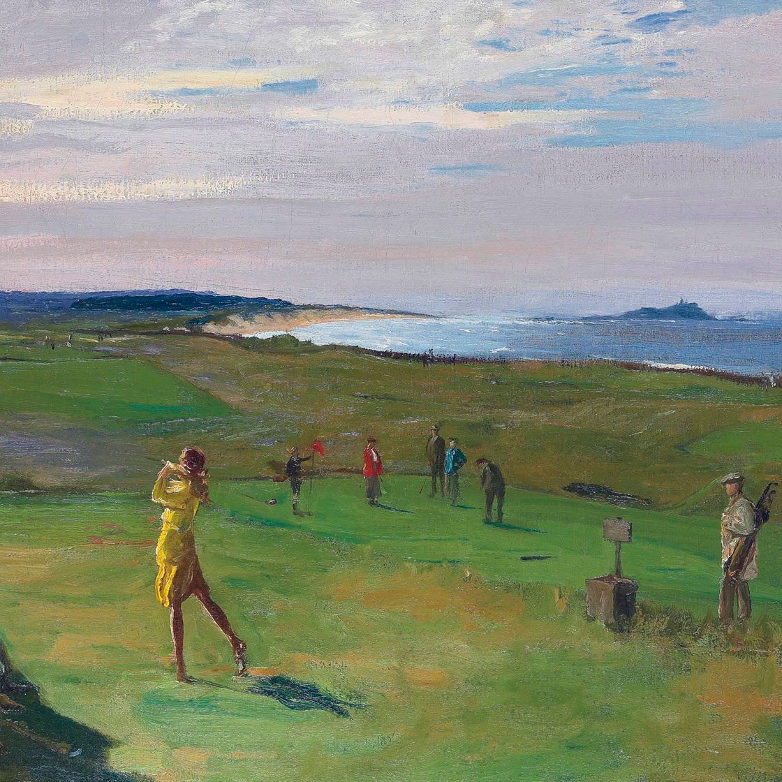 Sir John Lavery — Поле для гольфа, Северный Бервик