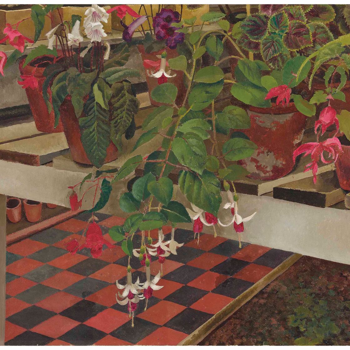 Sir Stanley Spencer — Интерьер теплицы