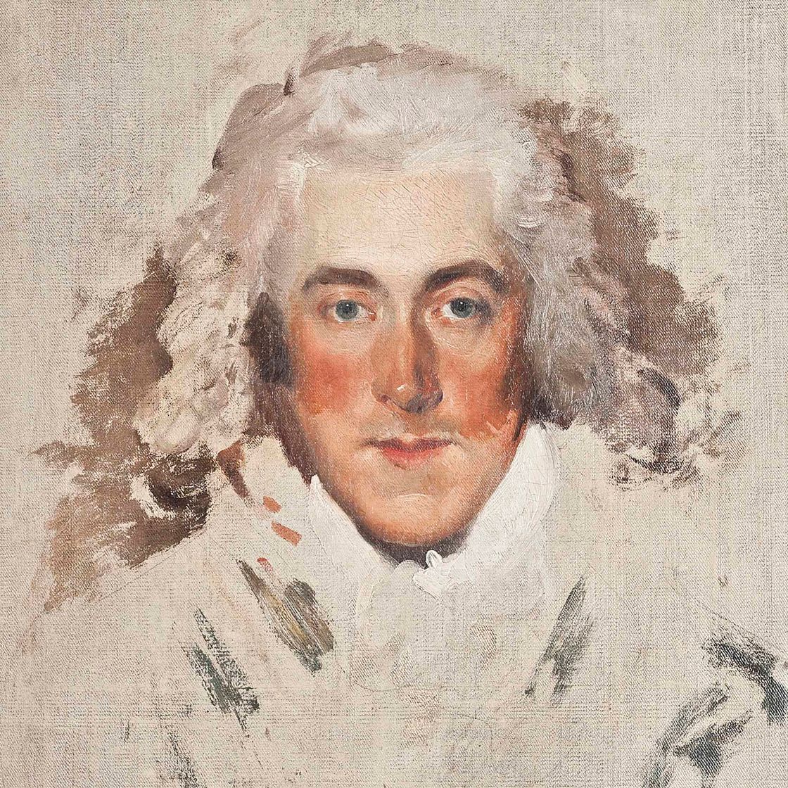 Sir Thomas Lawrence — Портрет джентльмена в полный рост - незаконченный