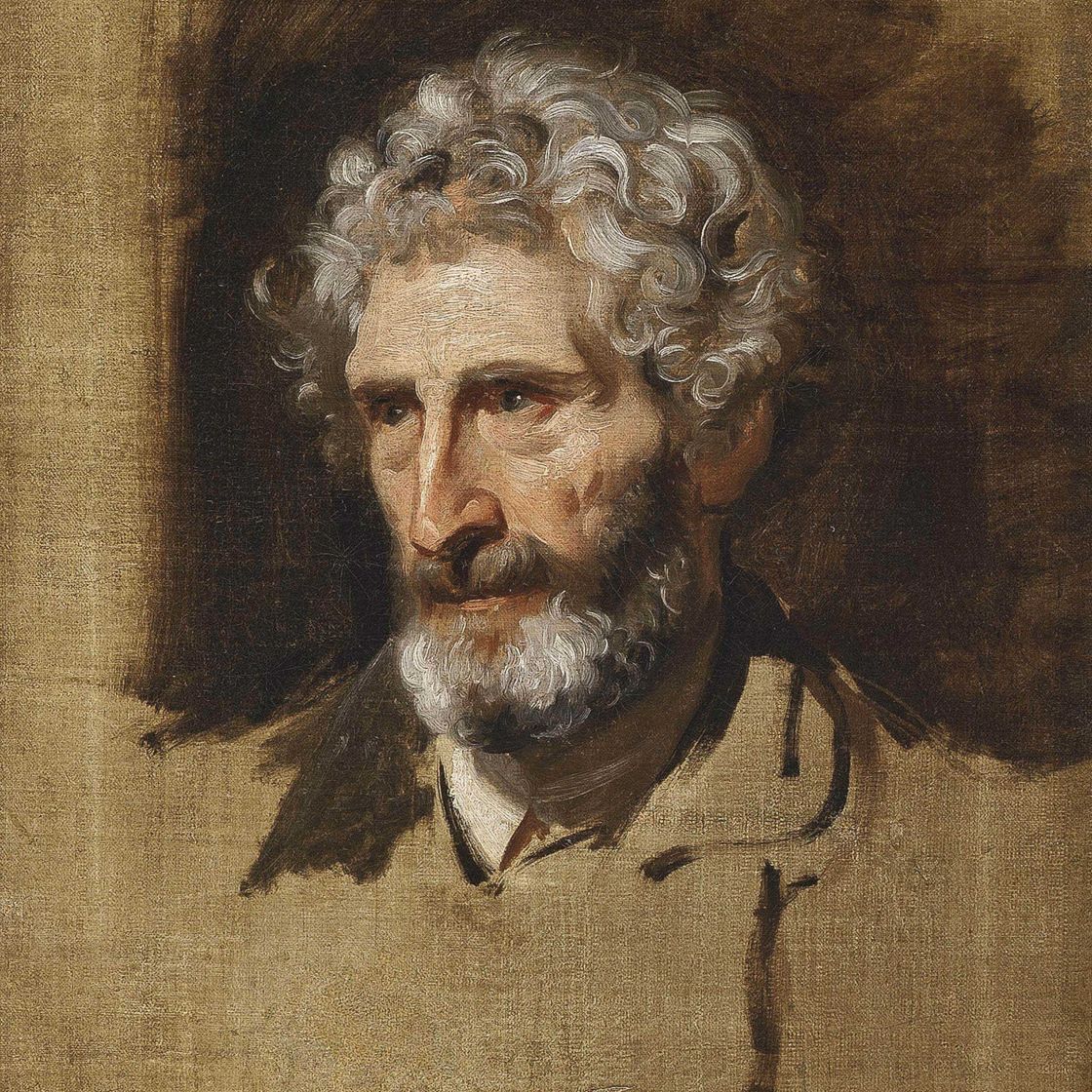 Sir Thomas Lawrence — Головной кабинет бородатого мужчины