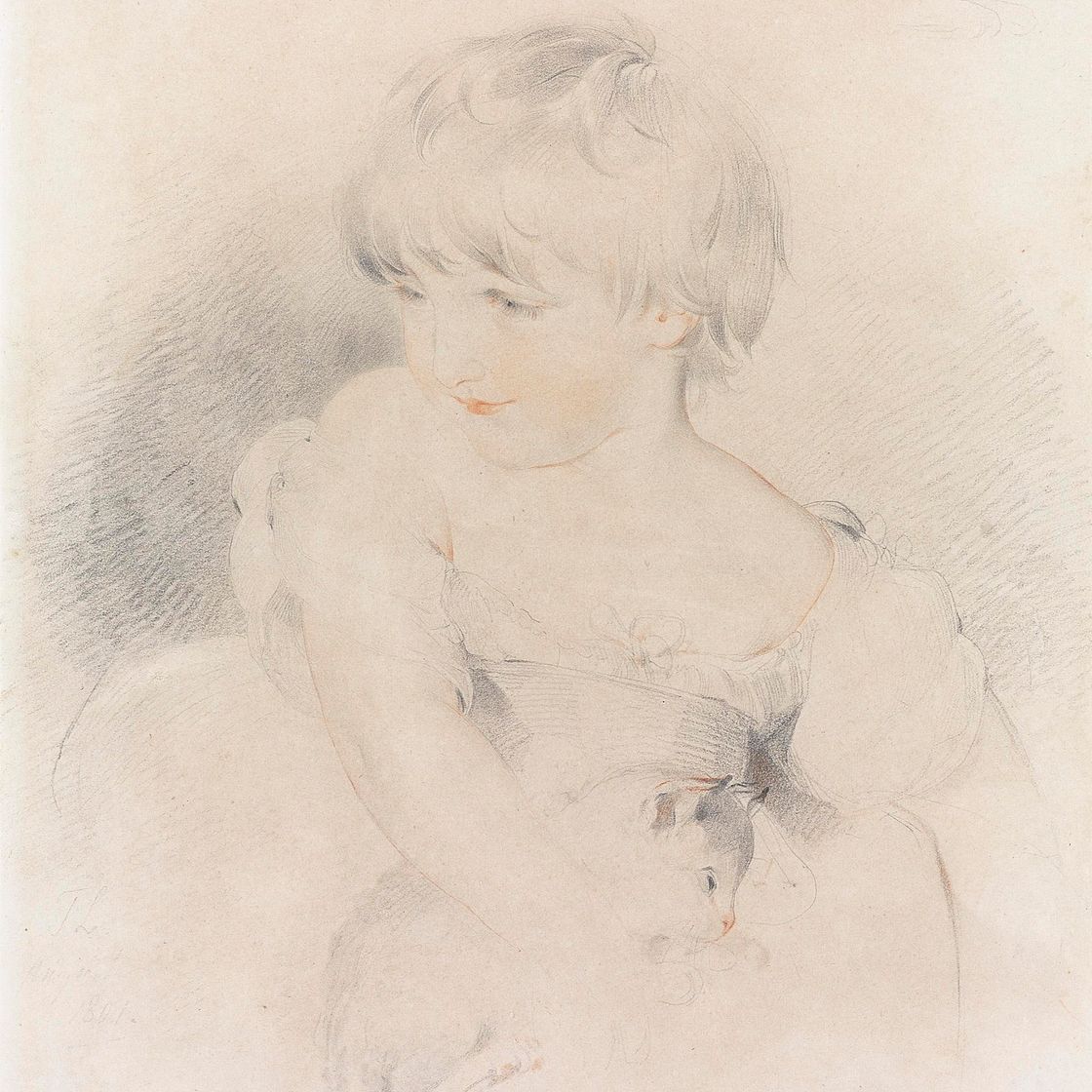 Sir Thomas Lawrence — Портрет Чарльза Пулетта Томсона, впоследствии барона Сиденхэма (1799-1841), в полный рост, с кошкой на руках