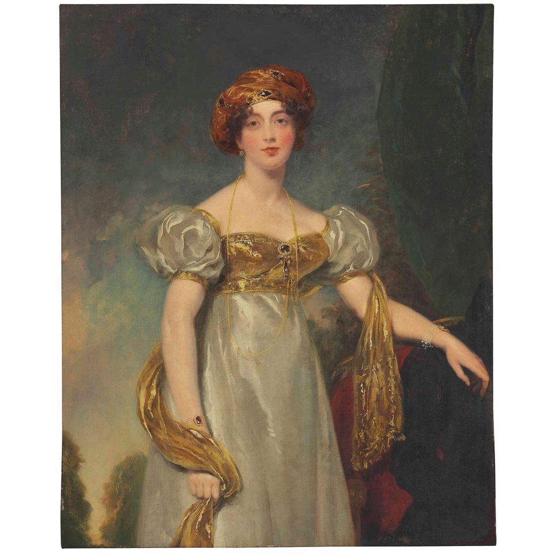 Sir Thomas Lawrence — Портрет леди Аранделл, в три четверти длины