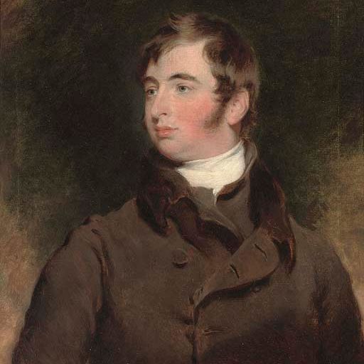 Sir Thomas Lawrence — Портрет Джорджа Чарльза Пратта (1799-1866), графа Брекнока, впоследствии 2-го маркиза Кэмдена, в полный рост, в коричневом сюртуке