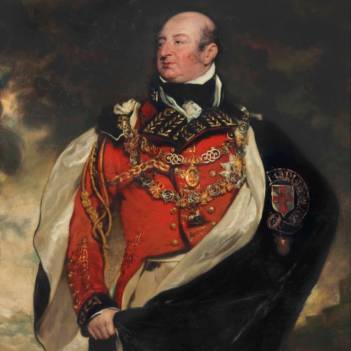 Sir Thomas Lawrence — Портрет Фредерика Августа, герцога Йоркского (1763-1827), в три четверти роста, в мантии с подвязками