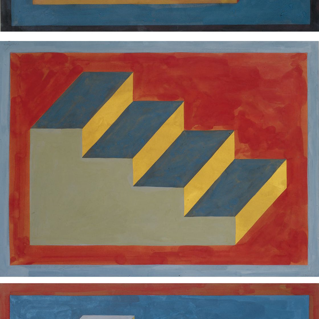 Sol LeWitt — Изометрическая фигура (шаги)
