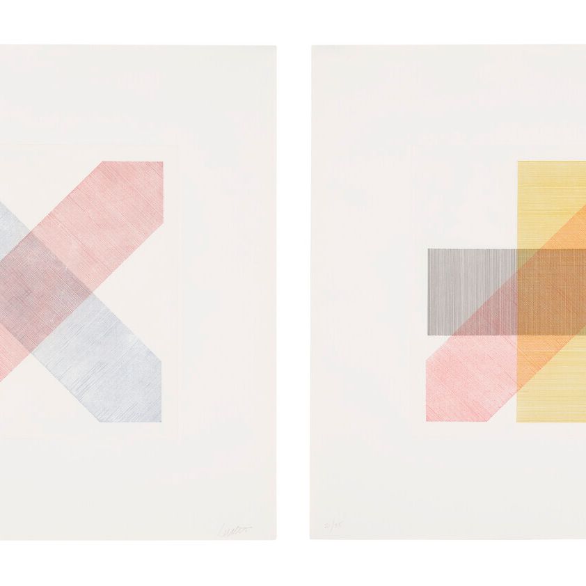 Sol LeWitt — Цветные полосы в четырех направлениях и во всех сочетаниях, изображение 1