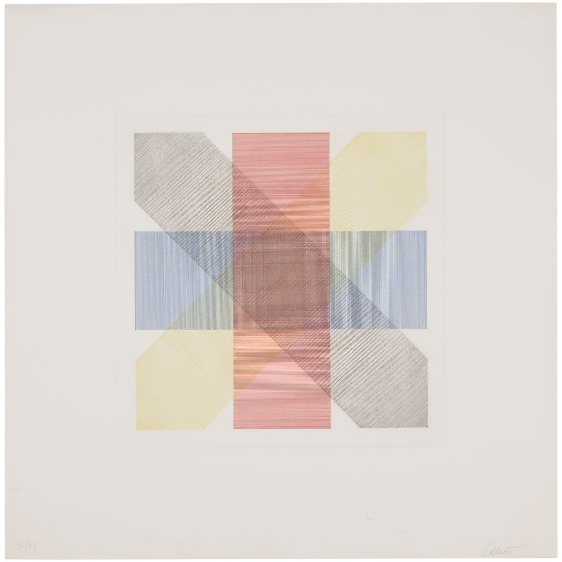 Sol LeWitt — Цветные полосы в четырех направлениях и во всех сочетаниях, изображение 17