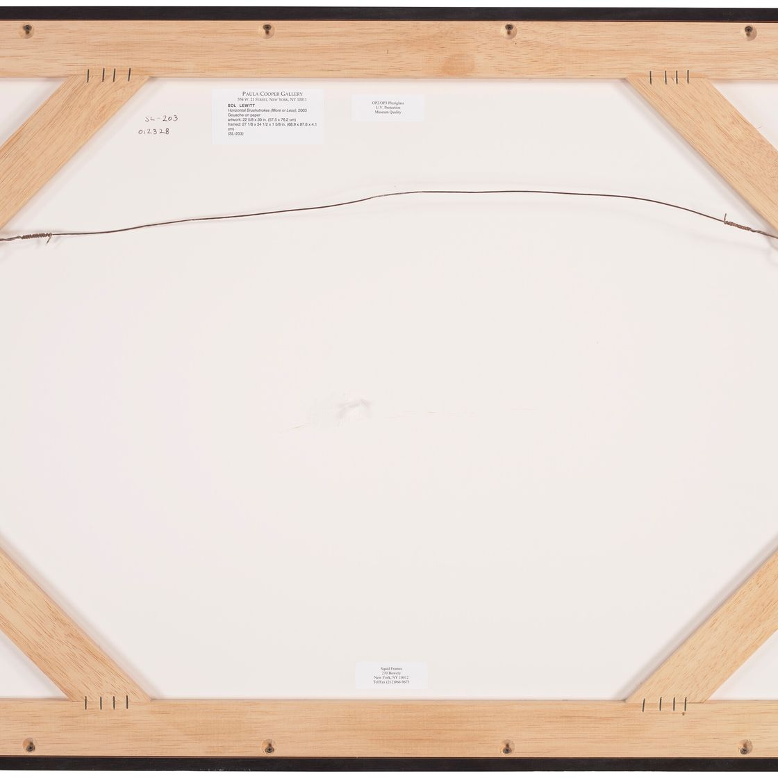 Sol LeWitt — Горизонтальные мазки кистью (более или менее), изображение 3