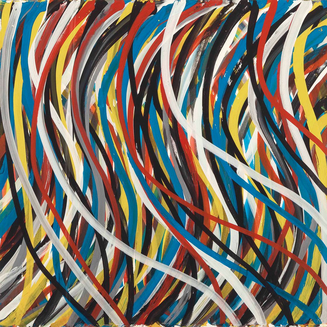Sol LeWitt — Извилистые мазки кистью