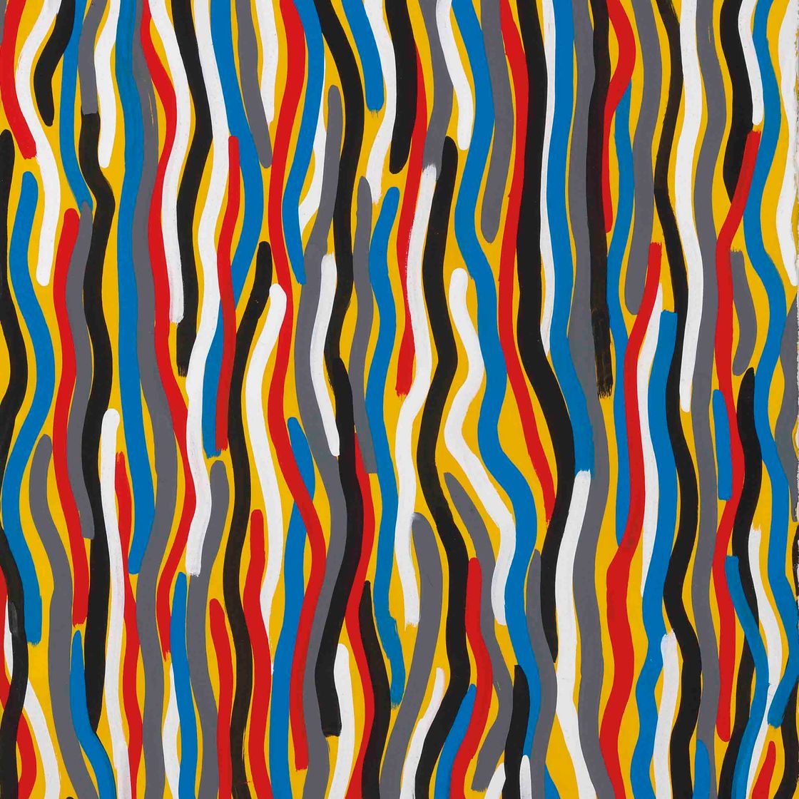 Sol LeWitt — Волнистые мазки кисти