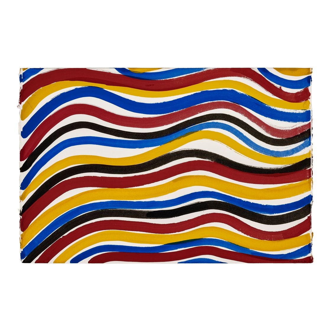 Sol LeWitt — Волнистые мазки кисти