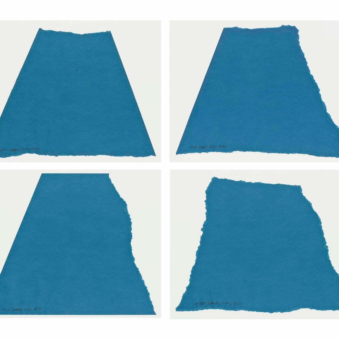 Sol LeWitt — (i) R 370 (ii) R 371 (iii) R 374 (iv) R 375